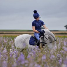 Shires Aubrion Revive Short Sleeve Base Layer - Navy Tie-Dye