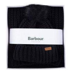 Barbour Saltburn Beanie & Scarf Set