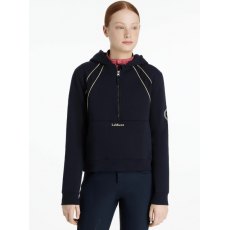 Lemieux Young Rider Hettie Half Zip Hoodie Navy