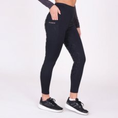 Shires Aubrion React Winter Riding Tights Shadow