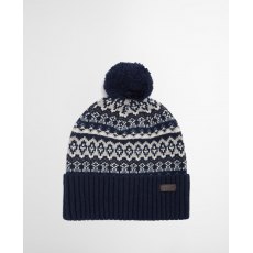 Barbour Men's Marlow Fair Isle Pom Beanie Hat