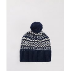 Barbour Men's Marlow Fair Isle Pom Beanie Hat