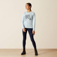 Ariat Youth Happy T-Shirt, Skyway