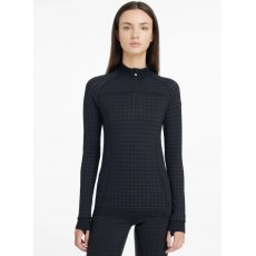 Lemieux Aspen Houndstooth Quarter Zip