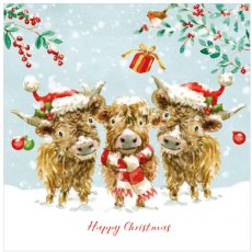 Christmas Cards Highland Cows