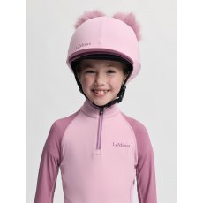 LeMieux Mini Double Pom Hat Silk