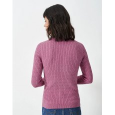 Crew Clothing Women's Heritage Crew Neck Cable Jumper