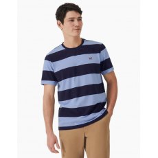 Crew Clothing Men's Slub Stripe T-Shirt Crew Clothing Men's Slub Stripe T-Shirt