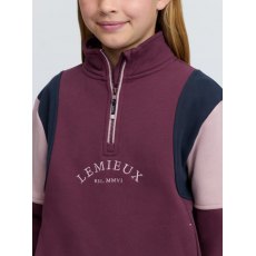 LeMieux Young Rider Viola Quarter Zip Sweat LeMieux Young Rider Viola Quarter Zip Sweat