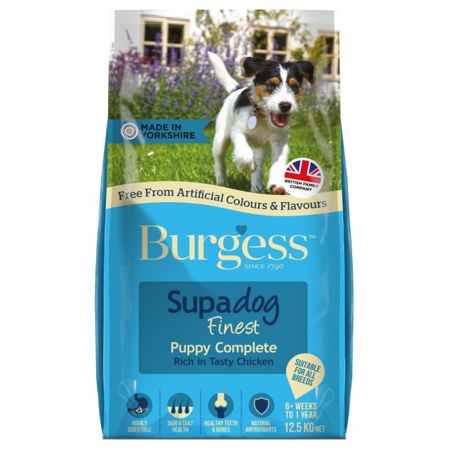 Burgess Supadog Finest Puppy Chicken 12.5kg