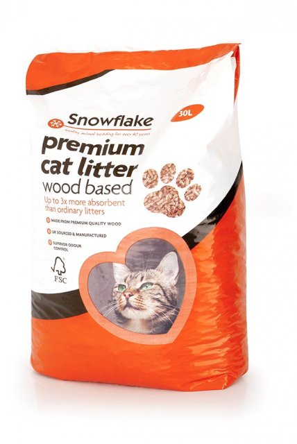 Snowflake Snowflake Cat Litter Wood Litter 30l