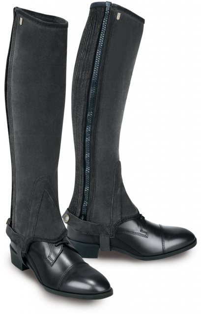 Tredstep Tredstep Original Half Chaps Suede Black