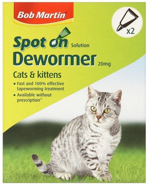 Bob Martin Bob Martin Spot On Wormer Cats & Kittens (4 Tubes)