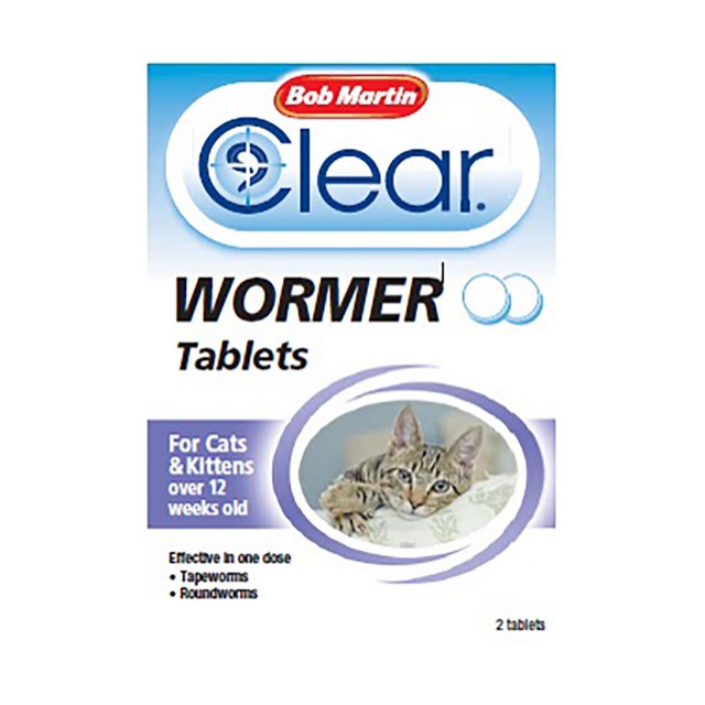 Bob Martin Bob Martin Wormer Tablets Cats & Kittens -2 Tablets