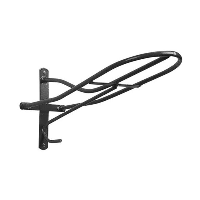 Wall Mount Saddle Racks - 2 Pack Metal Horse Saddle Stands For English & Western Tack Storage
