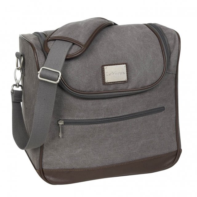 LeMieux LeMieux Luxury Canvas Grooming Bag Grey