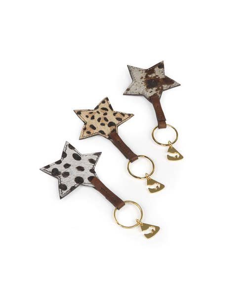 Shires Equestrian Shires Aubrion Cowhide Keyring