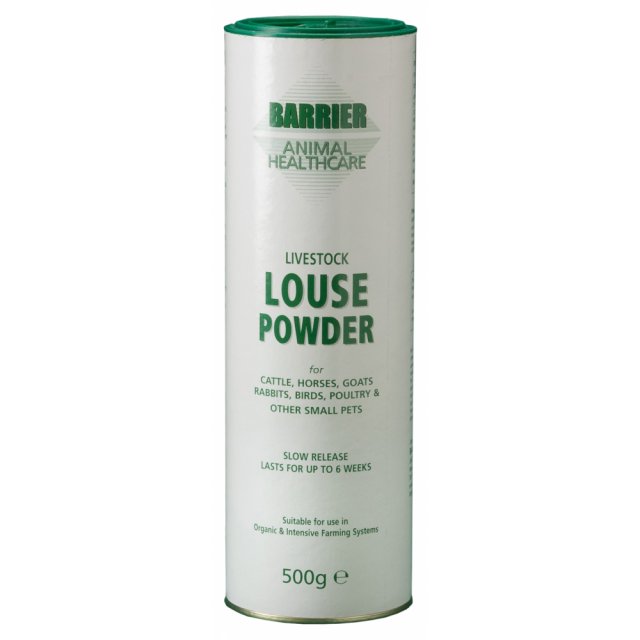 Barrier Barrier Livestock Louse Powder 500gm Shaker