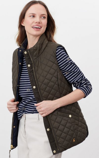 Joules Joules Bridgeford Reversible Quilted Heritage Gilet