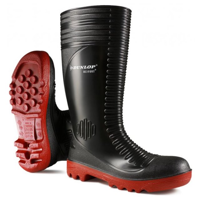 Dunlop Acifort Ribbed Full Safety Wellington