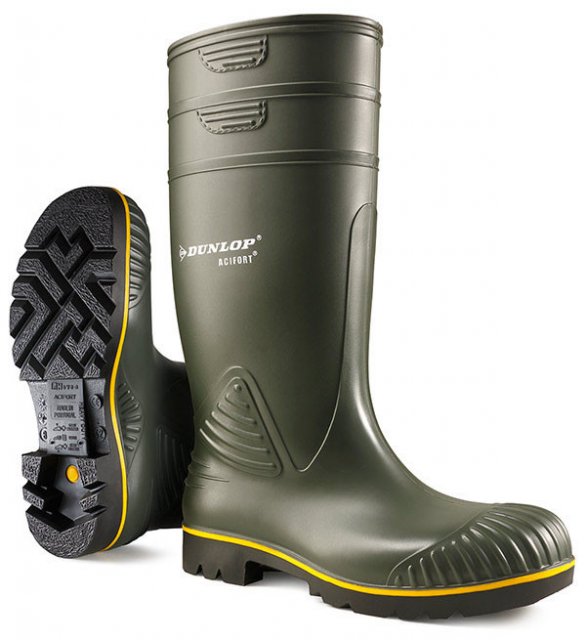 Dunlop Acifort Wellingtons   Green