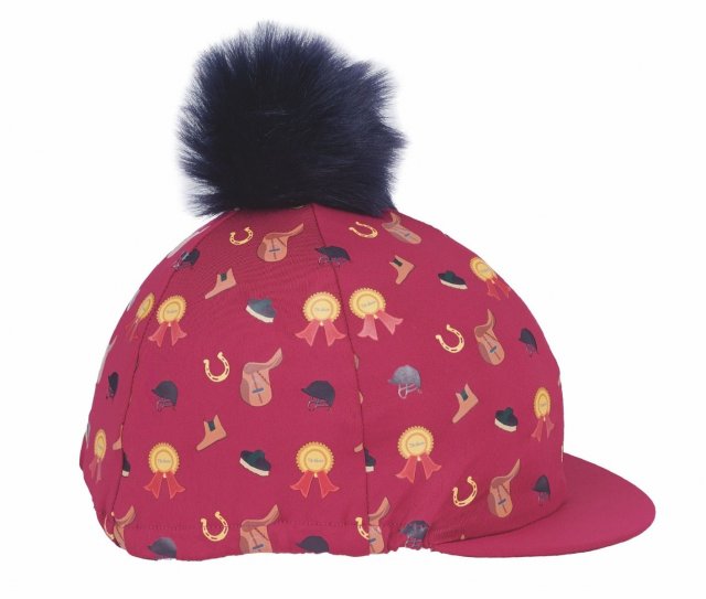 Shires Equestrian Shires Tikaboo Hat Cover Pom Pom