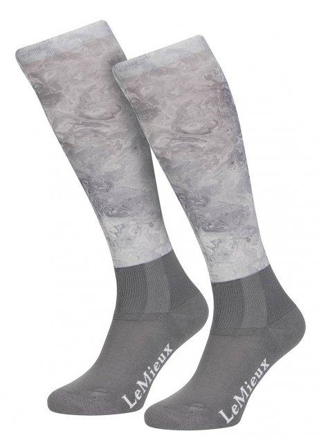 LeMieux LeMieux GlacÉ Socks Grey Adult