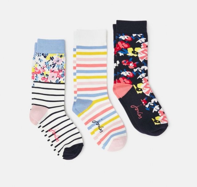 Joules Joules Brilliant Bamboo Socks Set 3pk