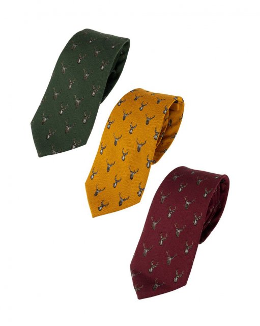 Jack Pyke Jack Pyke Stag Silk Tie