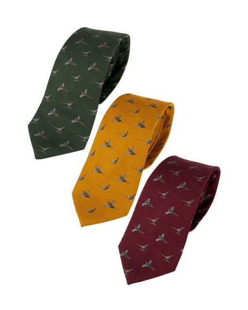 Jack Pyke Jack Pyke Pheasant Silk Tie