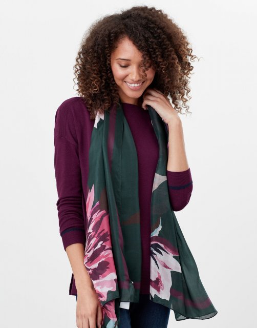 Joules JOULES KARIN SILK SCARF