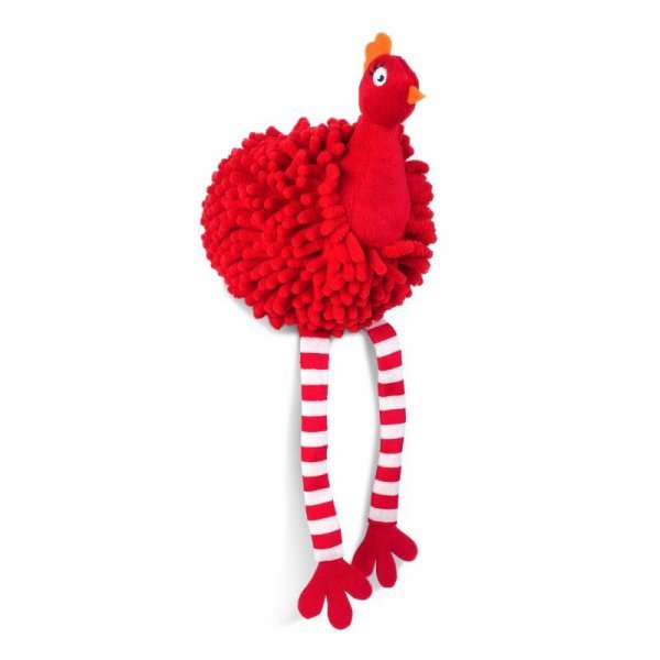 Zoon ZOON RED NOODLY PARTRIDGE DOG TOY
