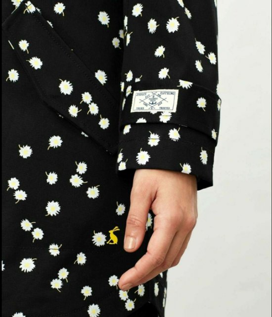 coast print waterproof jacket