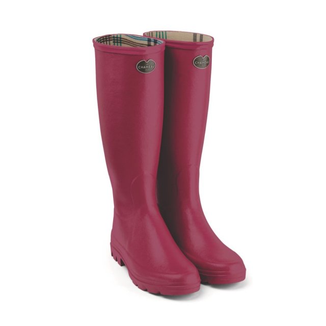 Le Chameau Women's Iris Jersey Lined Wellington Boots Robinsons