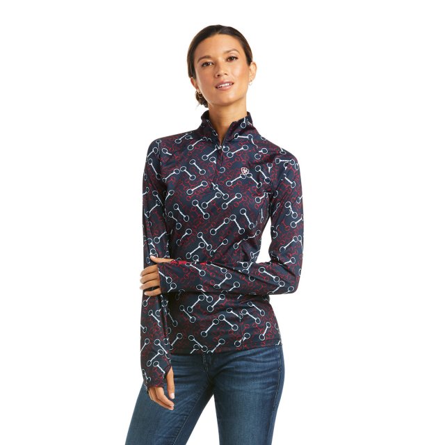 Ariat Ariat Lowell 1/4 Zip Print Base Layer New