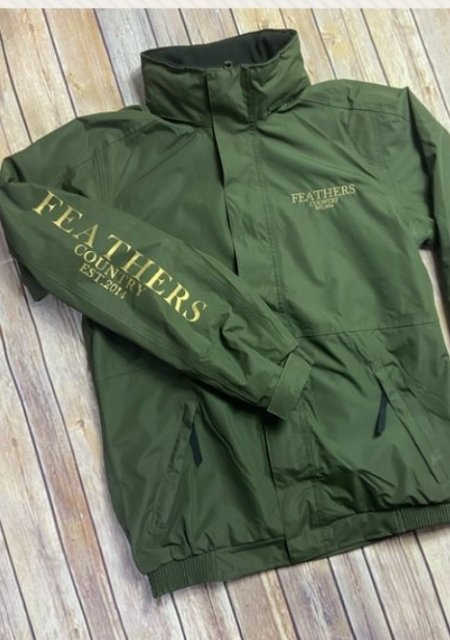Feathers Country  Feathers Country Green Sledmere Adult Jacket Bottle