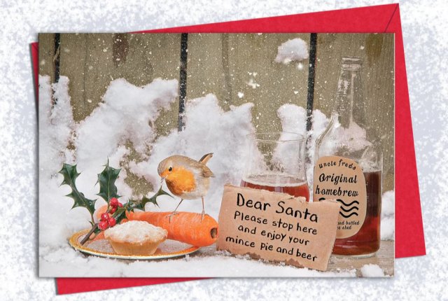 Kitchy & Co  Kitchy & Co Christmas Card 5pk