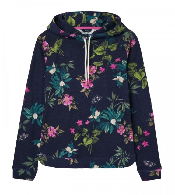 Joules Joules Marlston Print Lightweight Hooded Sweatshirt