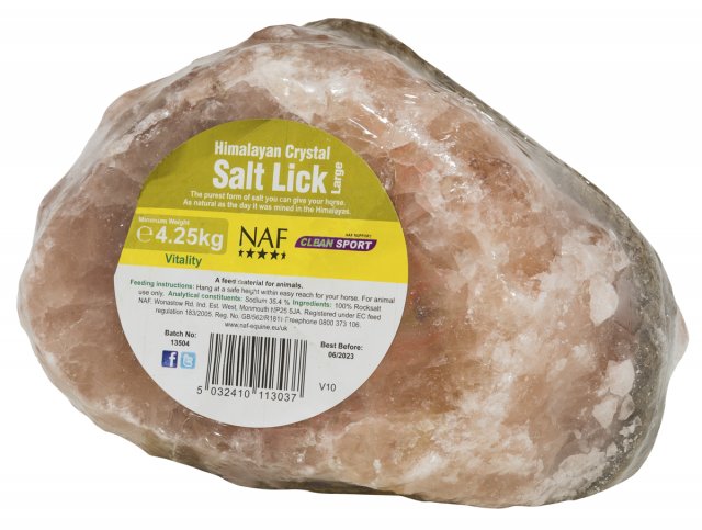 NAF NAF HIMALAYAN CRYSTAL SALT LICKS 4.25KG LARGE