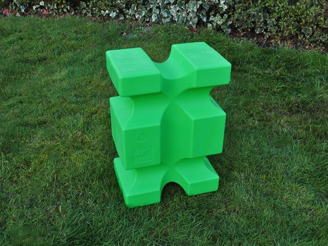 PolyJumps Eco Polyjump Blocks  Pair Green