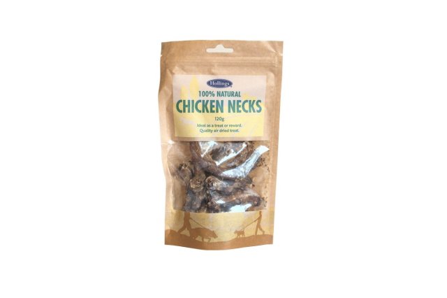 Hollings Hollings Chicken Necks - 120g - 100% Natural