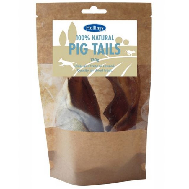 Hollings Hollings Pig Tails - 120g - 100% Natural