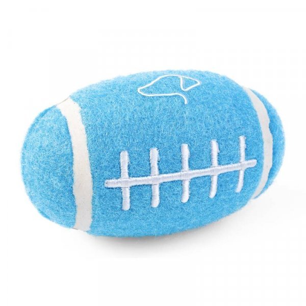 Zoon Zoon Squeaky Pooch 8cm Mini Rugger Ball