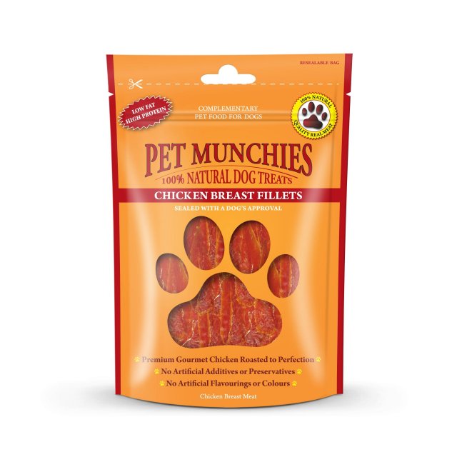 Pet Munchies Pet Munchies Dog Treat Chicken Breast Fillets - 100g