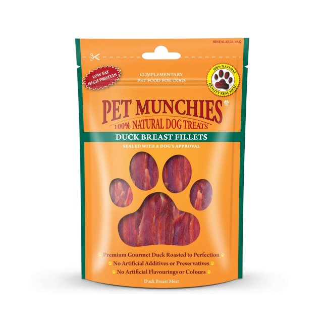 Pet Munchies PET MUNCHIES DUCK FILLET DOG TREATS - 80G