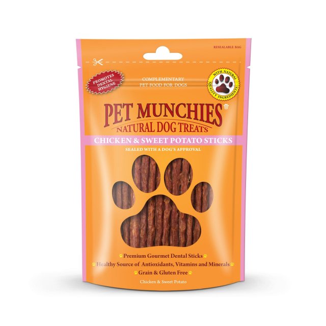 Pet Munchies PET MUNCHIES SWEET POTATO STICKS - 90G