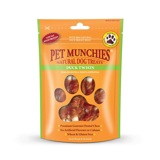 Pet Munchies Pet Munchies Twists Duck - 90g