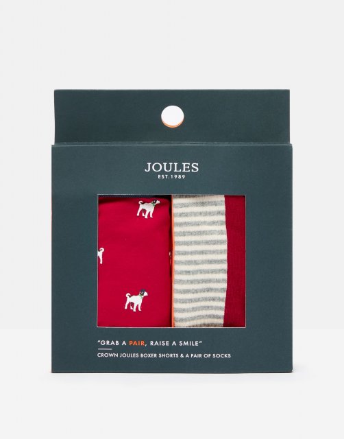Joules JOULES Put A Sock In It Sock & Boxer Gift Set