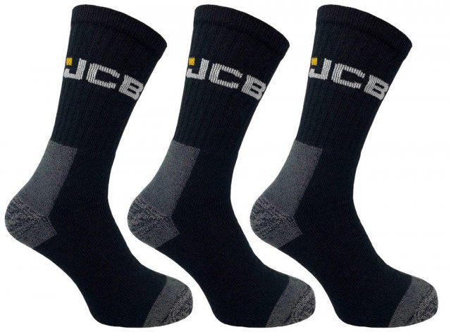 JCB JCB Work Socks Bumper Pack - 4pk