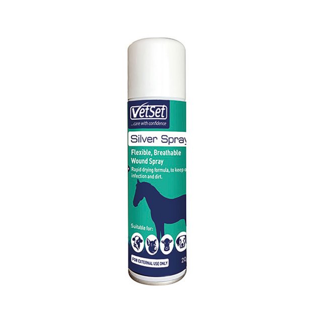 VetSet Aluminium Silver Spray For Wound Care - 250ml